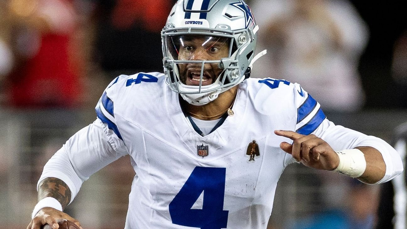 'Disappointed' Cowboys fall to 3-4 after loss to 49ers