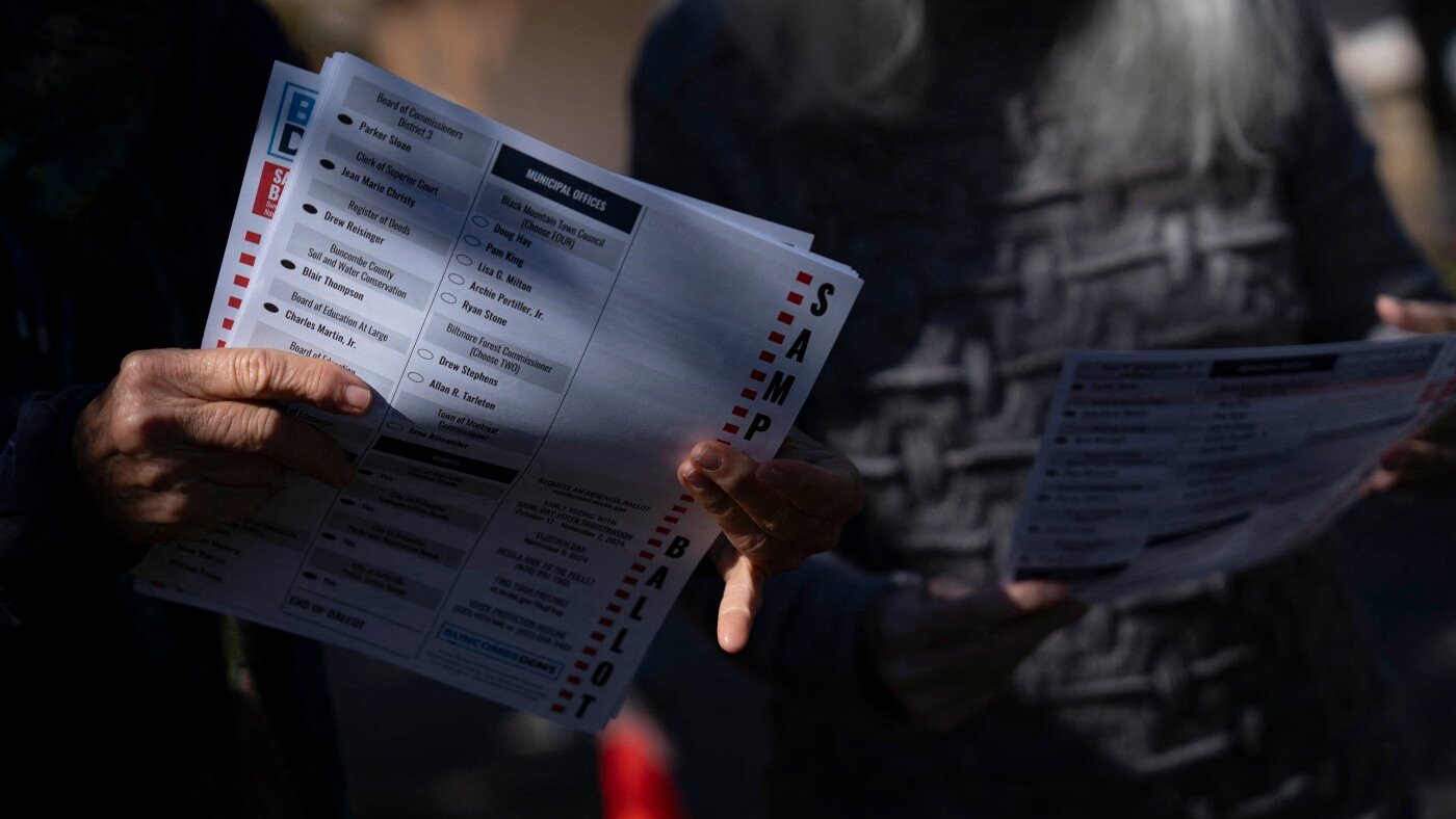 North Carolina officials won't let Helene wash away early voting access : NPR