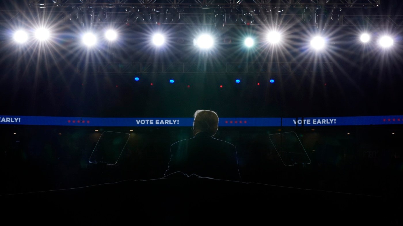 Trump to rally in Madison Square Garden in a state he says he could win : NPR