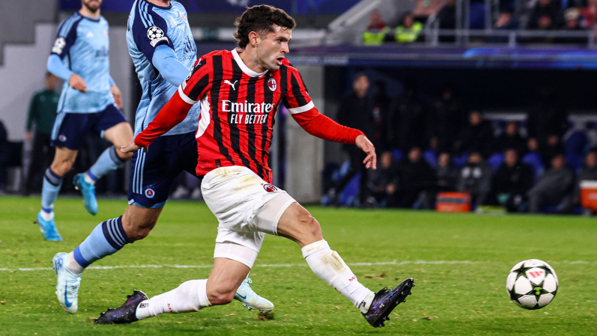 Christian Pulisic scores again as AC Milan win 3-2 over Slovan Bratislava in Champions League action