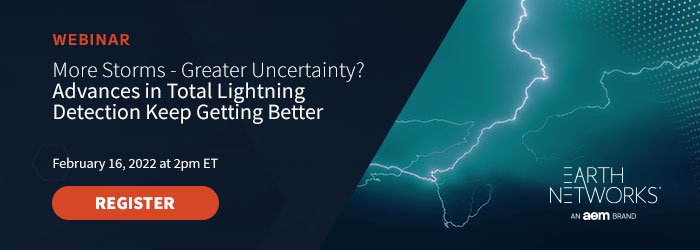 Earth Networks Releases 2021 U.S. Lightning Report