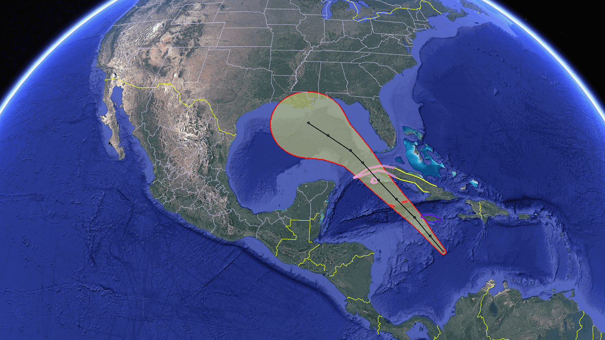 Live tracking Tropical Storm Rafael in the Caribbean, heads towards Cuba and the U.S. this week