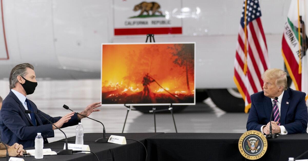 Trump blasts Newsom's plan to shield California from next White House