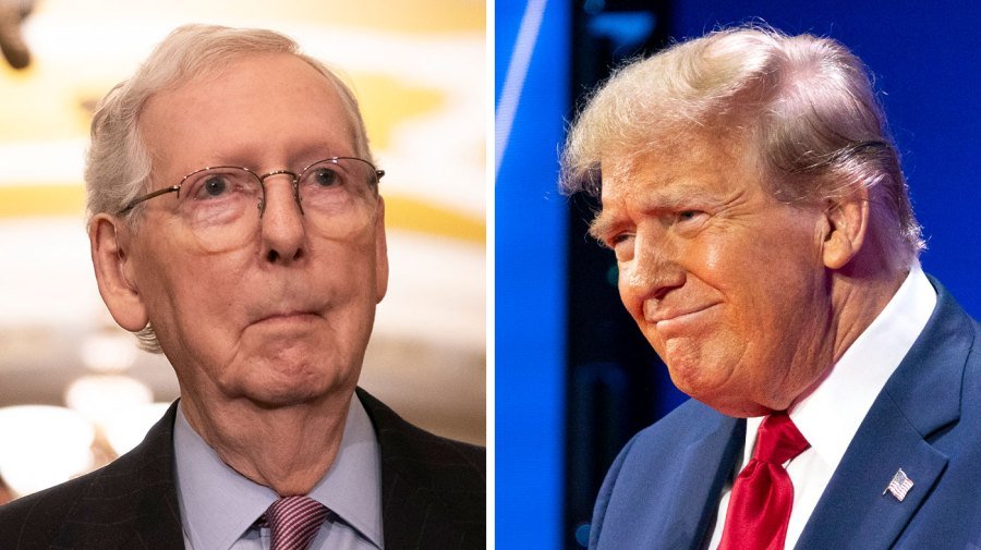 Trump jokes about McConnell endorsement: ‘Boy that must have been a painful day’