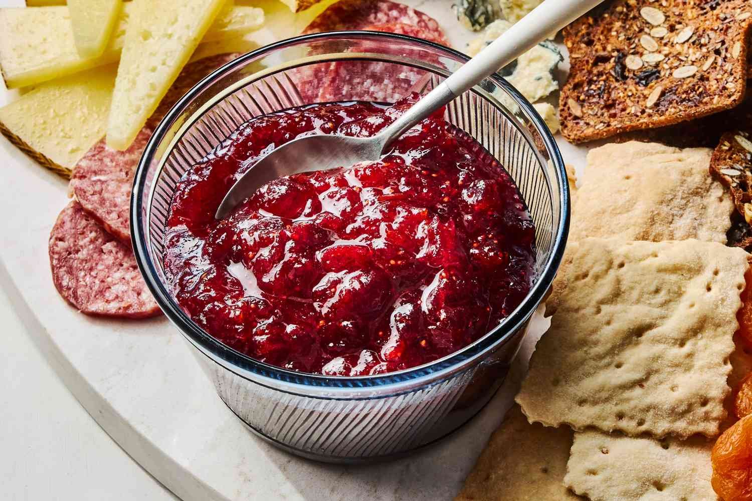 Clementine, Cranberry, and Ginger Marmalade