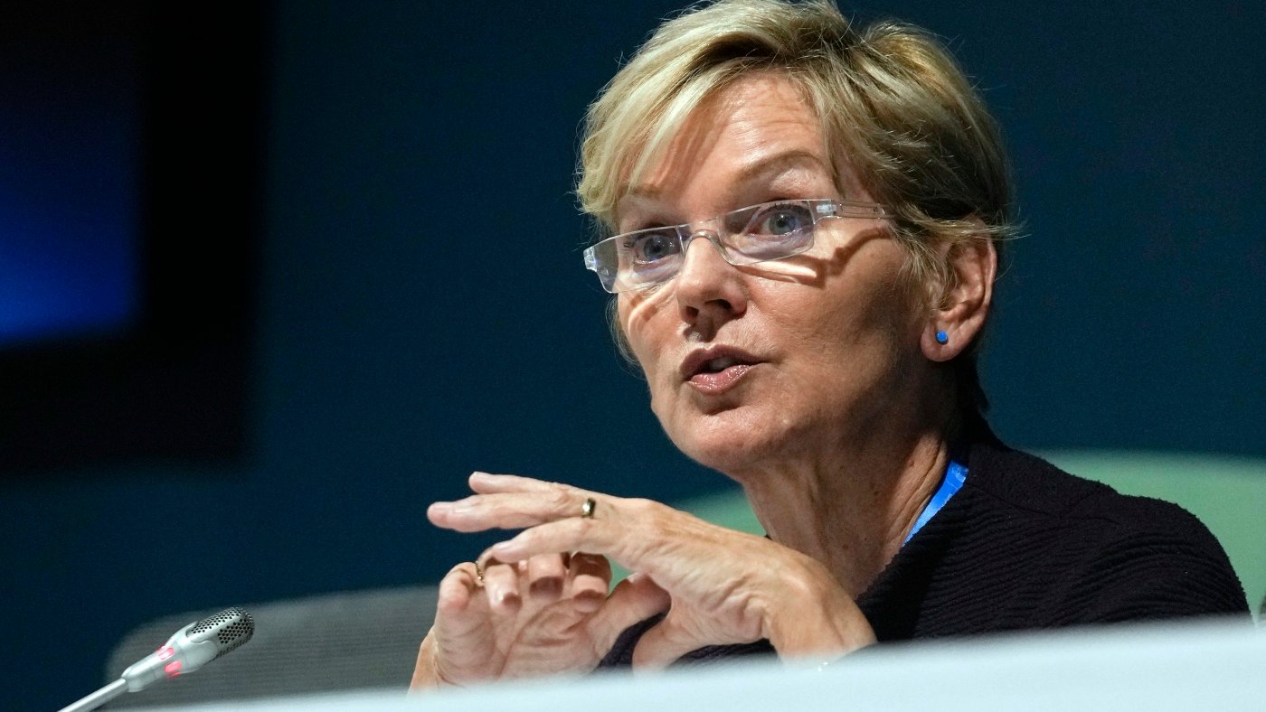 Energy chief Granholm warns against exports of liquefied natural gas : NPR