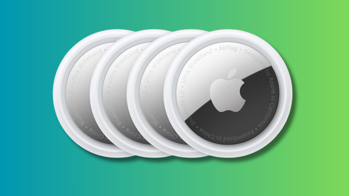 Four-Packs of AirTags Are $30 Off Right Now
