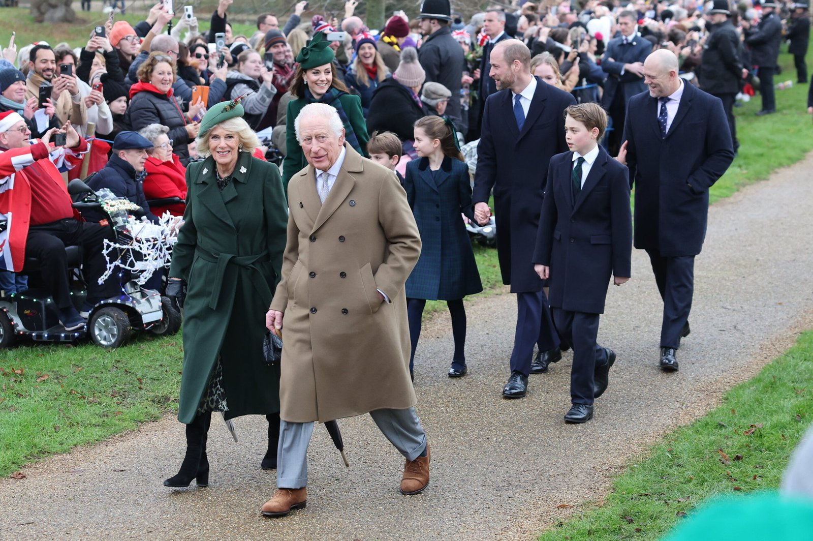 King Charles celebrates Christmas with the Royal Family at Sandringham