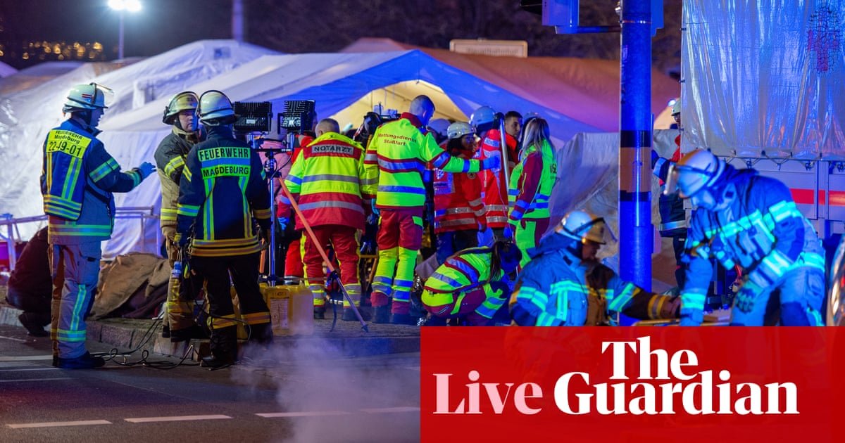 Two killed and scores injured after car drives into German Christmas market – latest updates | Germany
