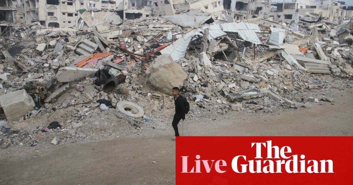 At least 70 Palestinians killed in Gaza airstrikes as Israeli cabinet delays meeting to agree ceasefire – live | Israel-Gaza war