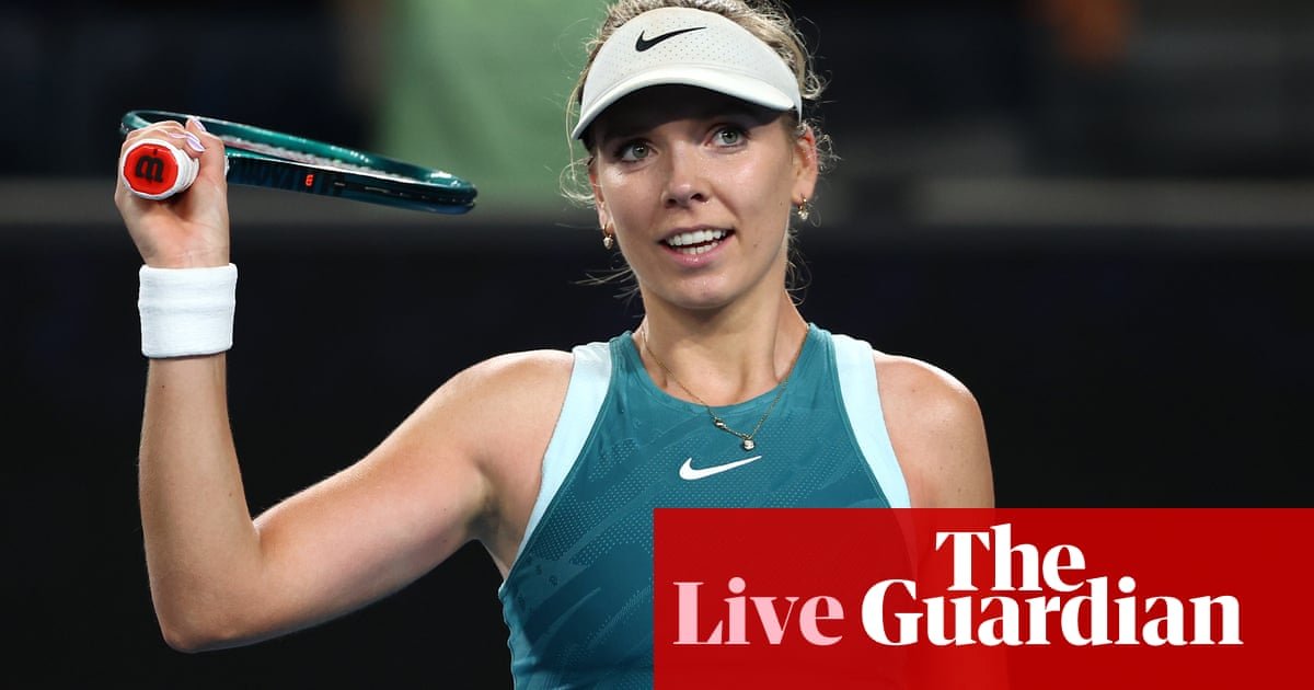 Australian Open 2025: Boulter and De Minaur through, but Rublev crashes out – as it happened | Australian Open 2025