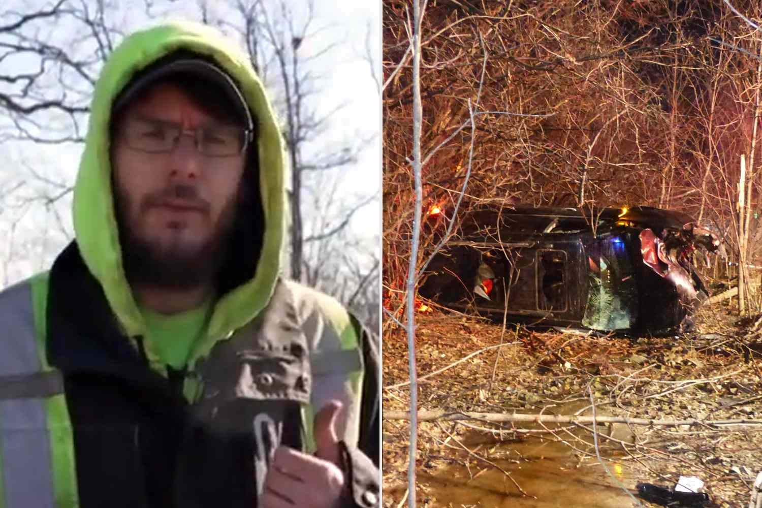 Driver Rushed to Scene of Crash in Sub-Zero Temps to Save Couple