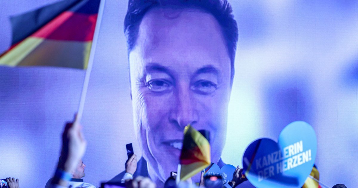Elon Musk addresses AfD campaign event in Germany after backlash over salutes, Nazi puns