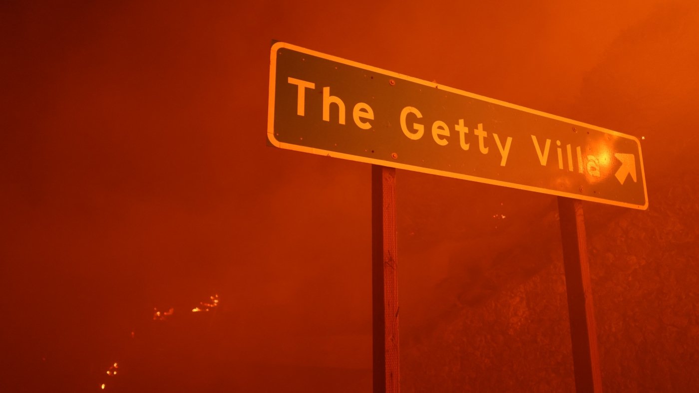 How the Los Angeles fires are affecting several major landmarks : NPR