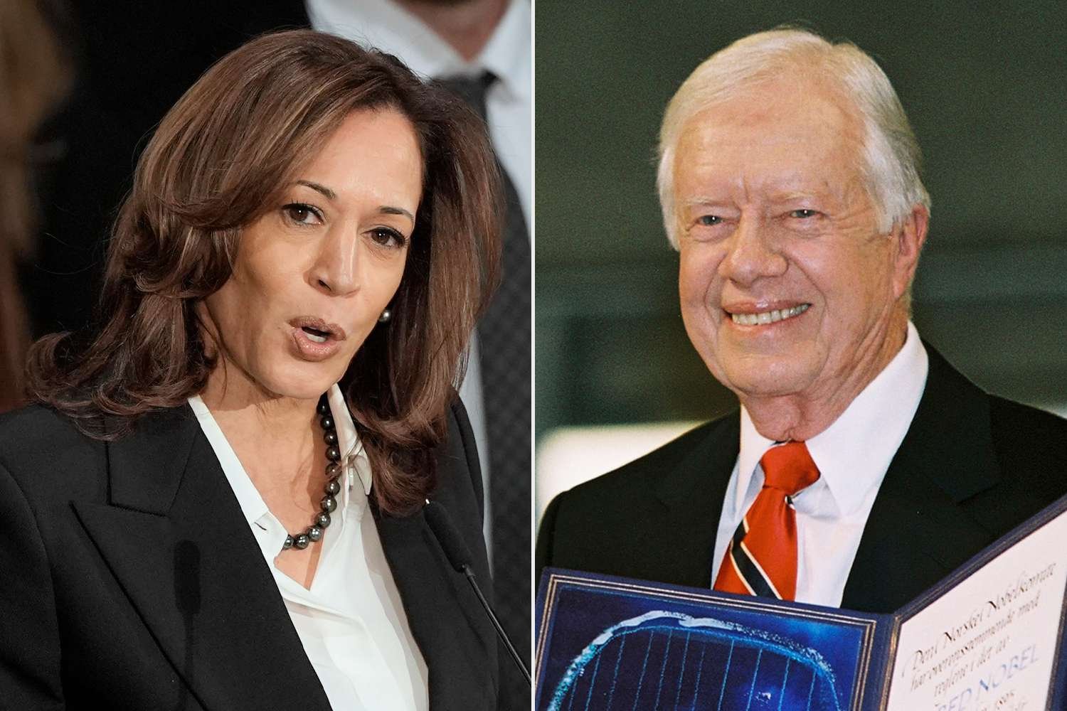 Kamala Harris Delivers Eulogy for Jimmy Carter After Earning His Vote for President
