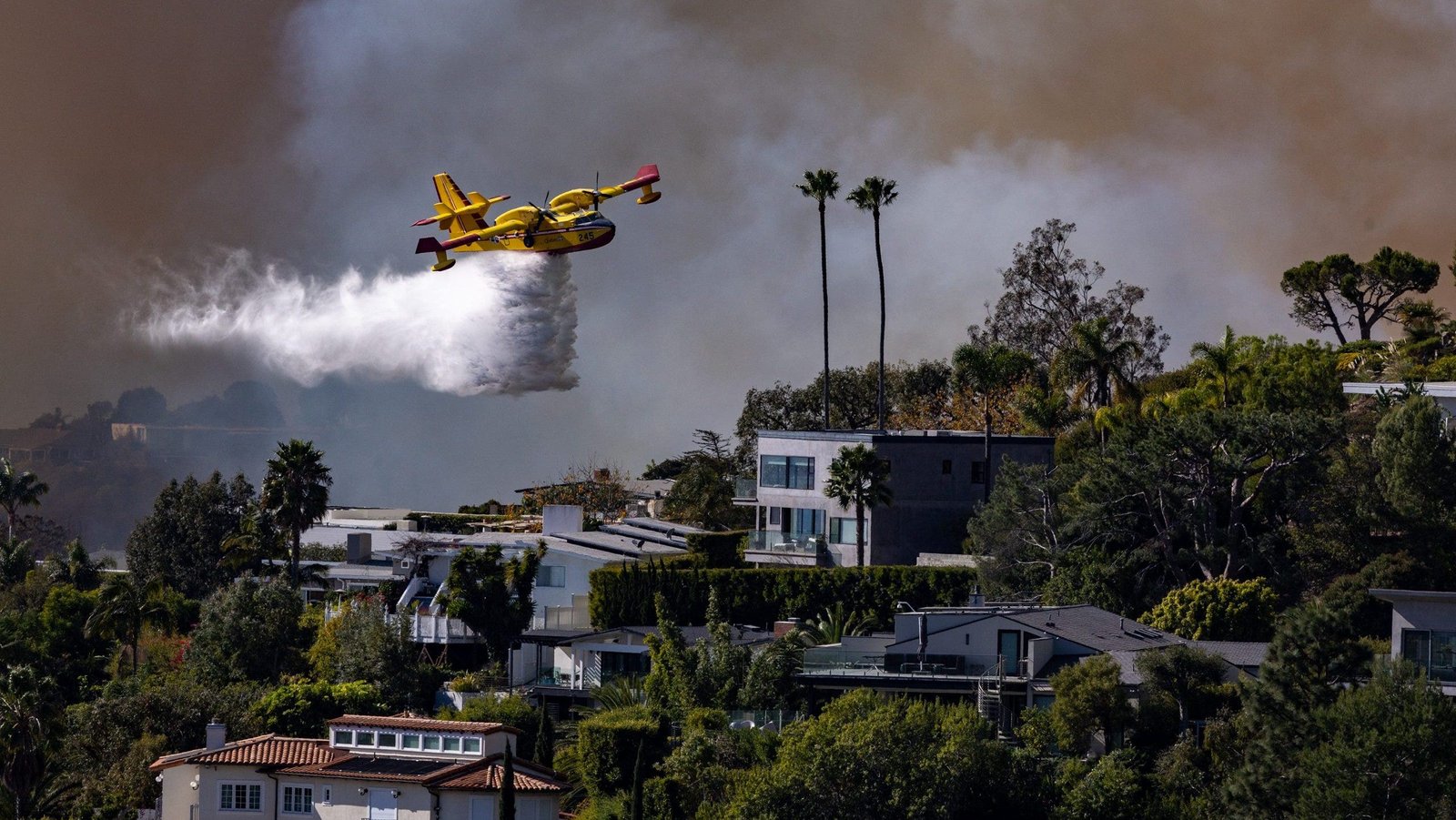 Los Angeles wildfires: Firefighting plane grounded for 3 days after drone strike