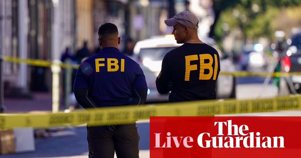 New Orleans: local authorities say they believe ‘multiple people are involved’ in attack – latest updates | New Orleans truck attack