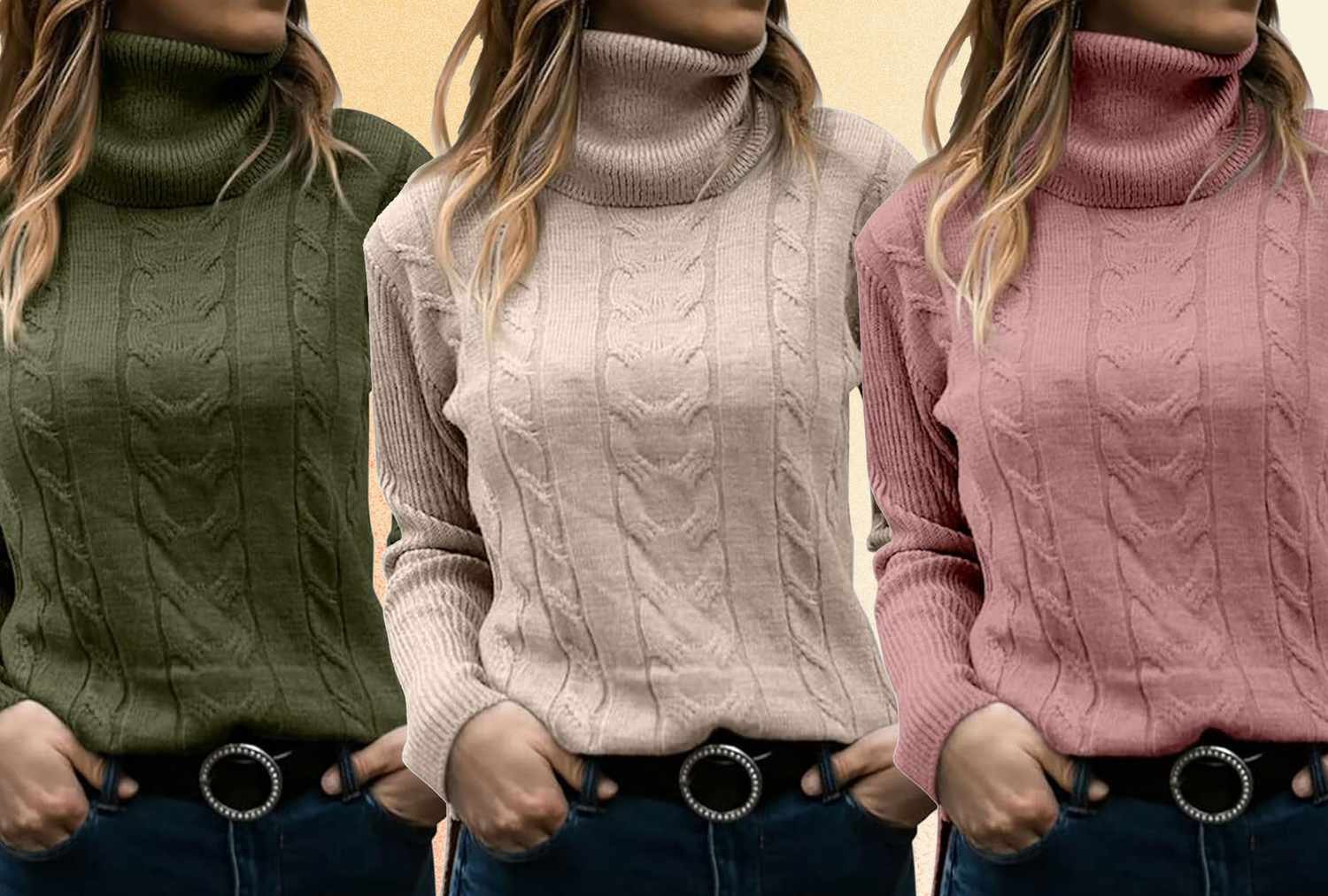 This Oversized Cable Knit Sweater Is $30 at Amazon