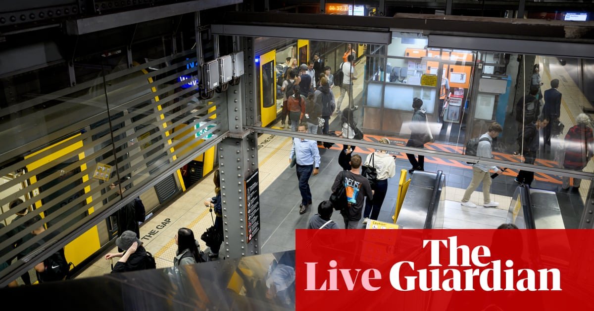 Australia news live: NSW government tells commuters to avoid Sydney trains; Dutton says tariffs would damage US-Australia relationship | Australia news