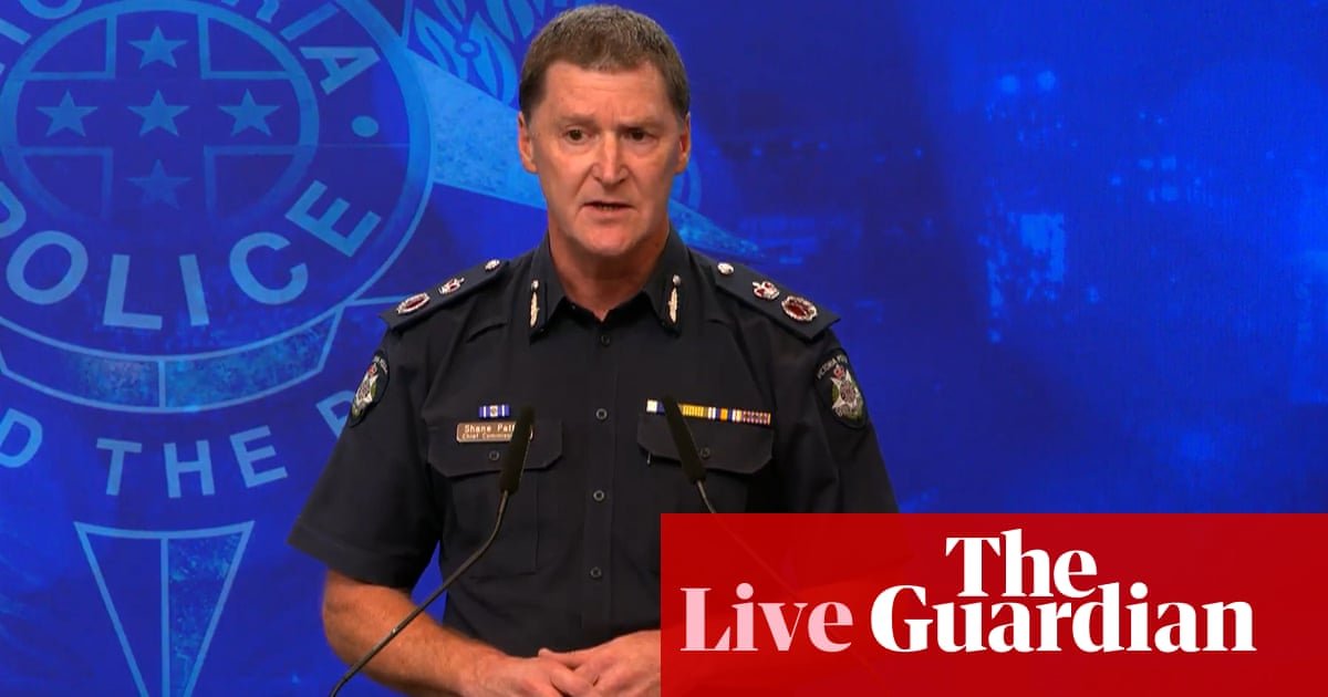 Australia news live: Victorian police commissioner quits after no-confidence vote; Sydney faces more train disruption | Australia news