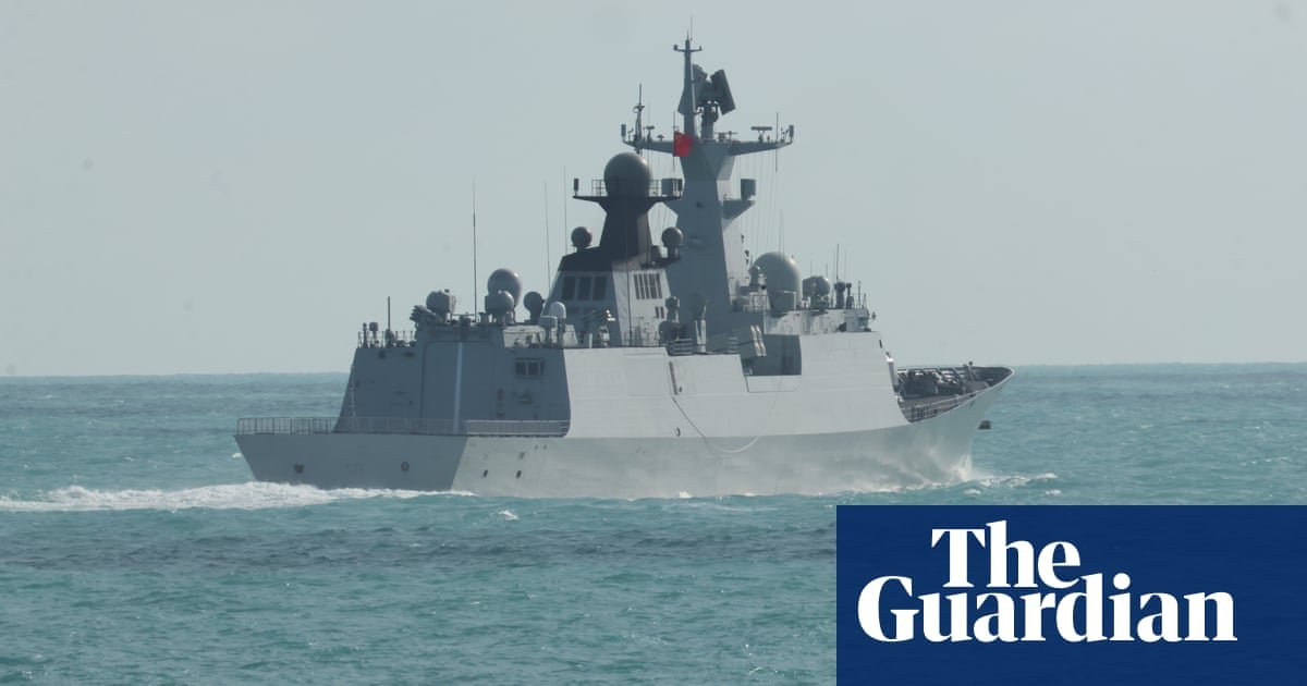 Commercial flights diverted as Chinese warships undertake apparent live-fire drill in sea between Australia and New Zealand | Australia news