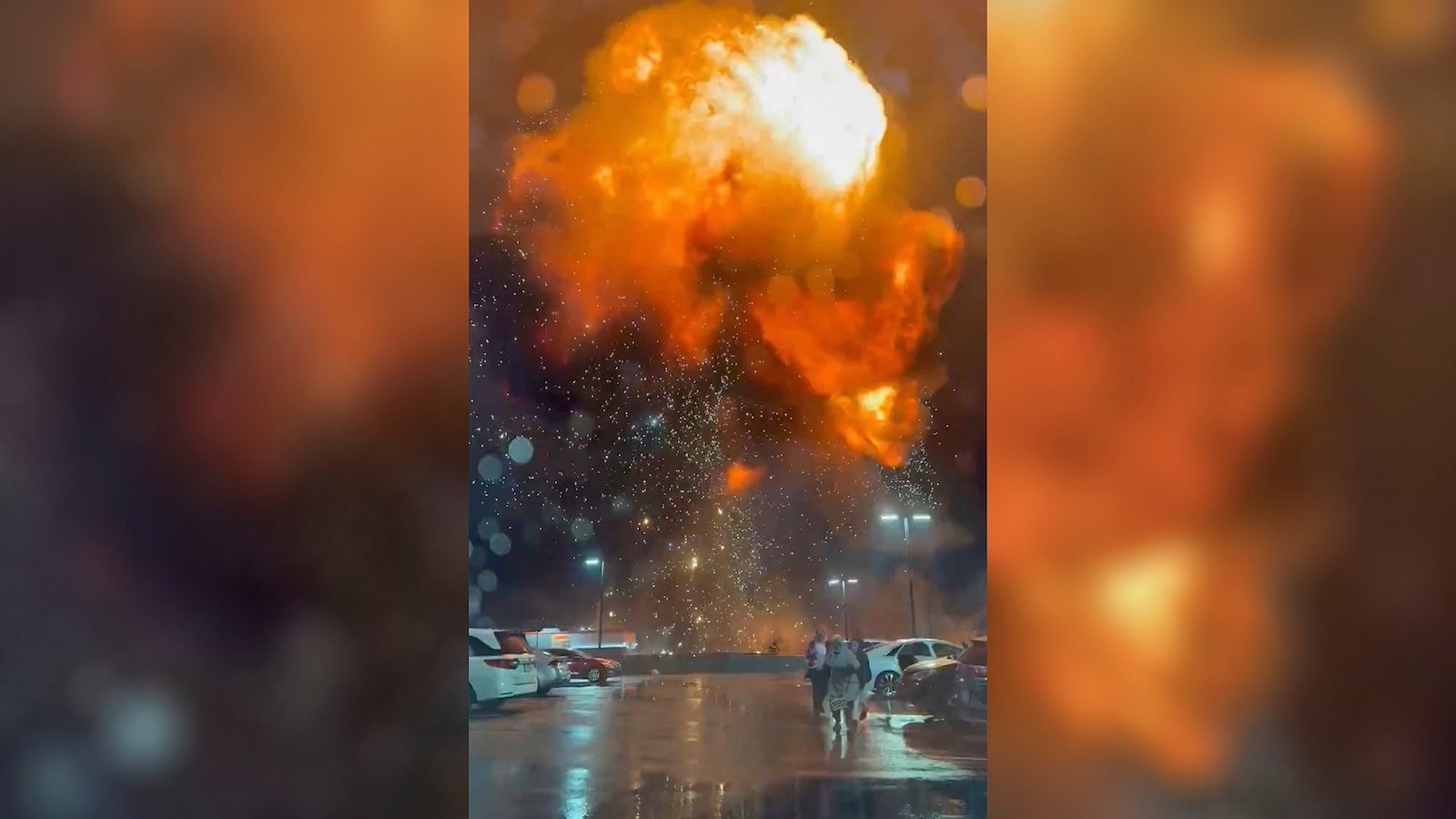 Medical transport plane carrying child, mother crashes near Roosevelt Mall in Philadelphia in fiery explosion