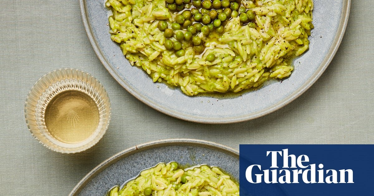 Meera Sodha’s vegan recipe for peazotto with pickled peas | Vegan food and drink