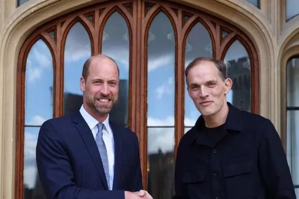 Prince William meets new England manager Thomas Tuchel ahead of crunch qualifiers