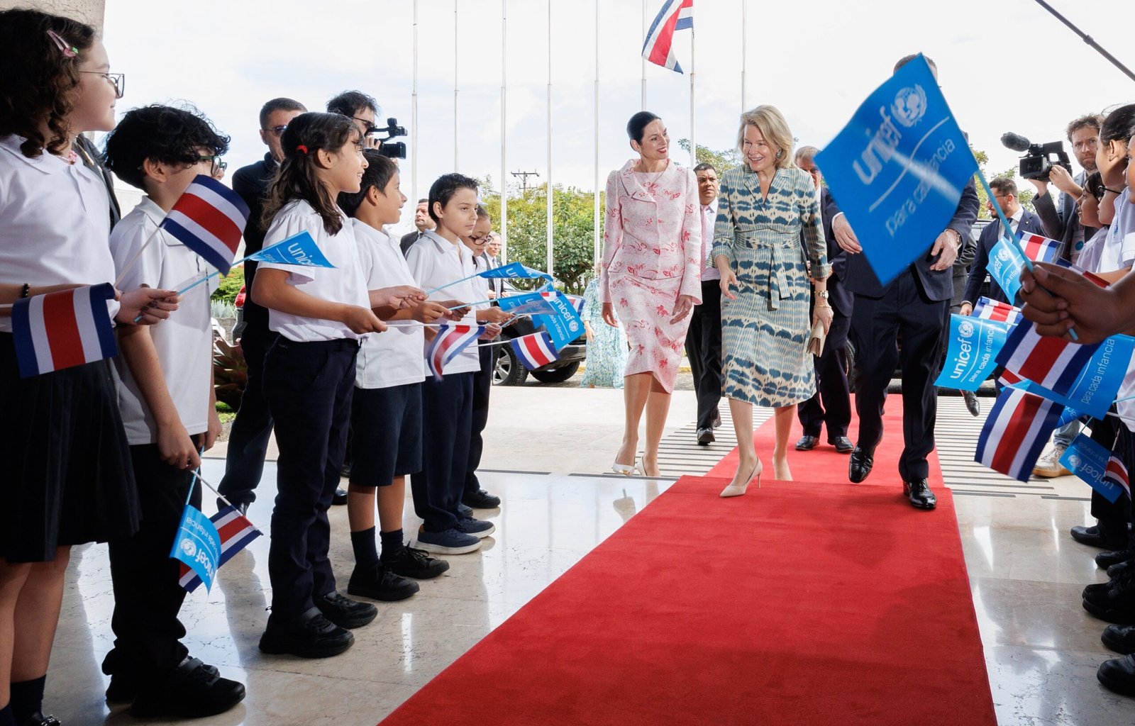 Queen Mathilde has rough start to Costa Rice trip