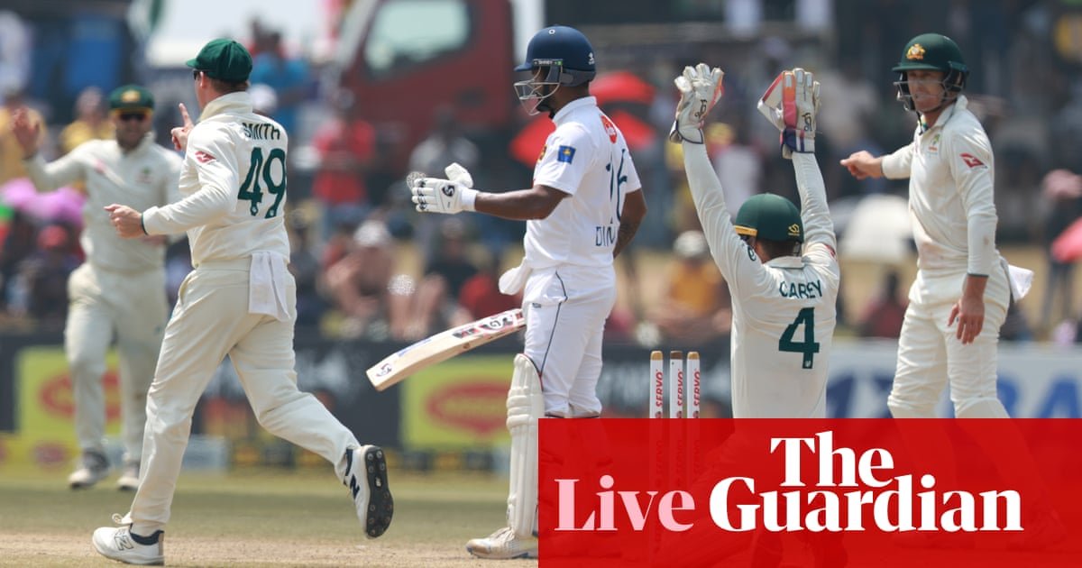 Sri Lanka v Australia: second men’s cricket Test, day three – live | Australia cricket team