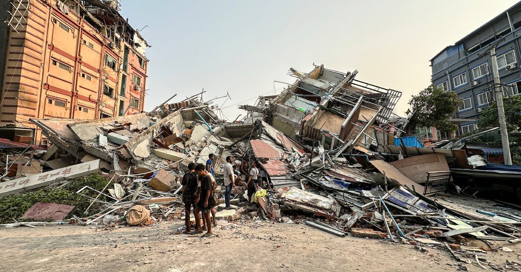 7.7-Magnitude Earthquake Strikes Myanmar, Leaving More Than 140 Dead: Live Updates