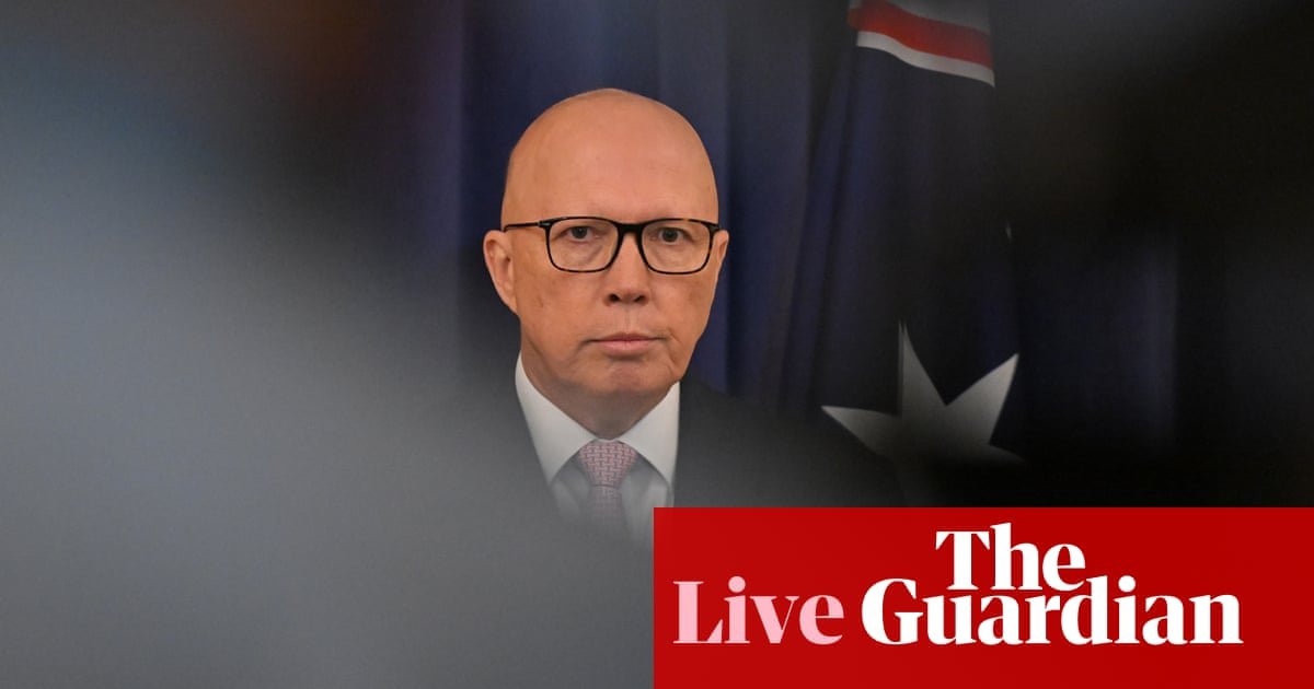 Australia news live: Dutton rejects reciprocal tariffs in response to Trump’s trade war; Shorten accuses US leader of treating free world as ‘reality show’ | Australia news