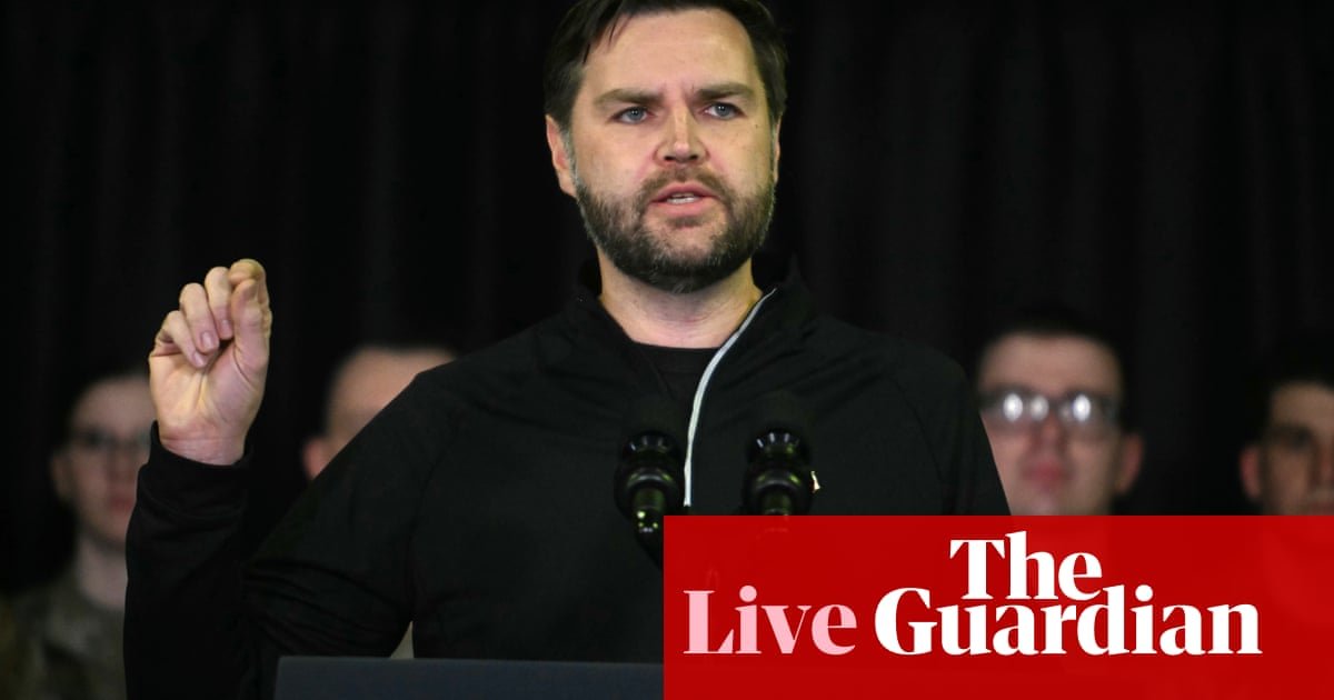 JD Vance says Denmark ‘has not done a good job by the people of Greenland’ – Europe live | Europe