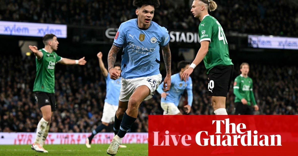 O’Reilly double leads Manchester City to FA Cup fifth round win over Plymouth – live reaction | FA Cup