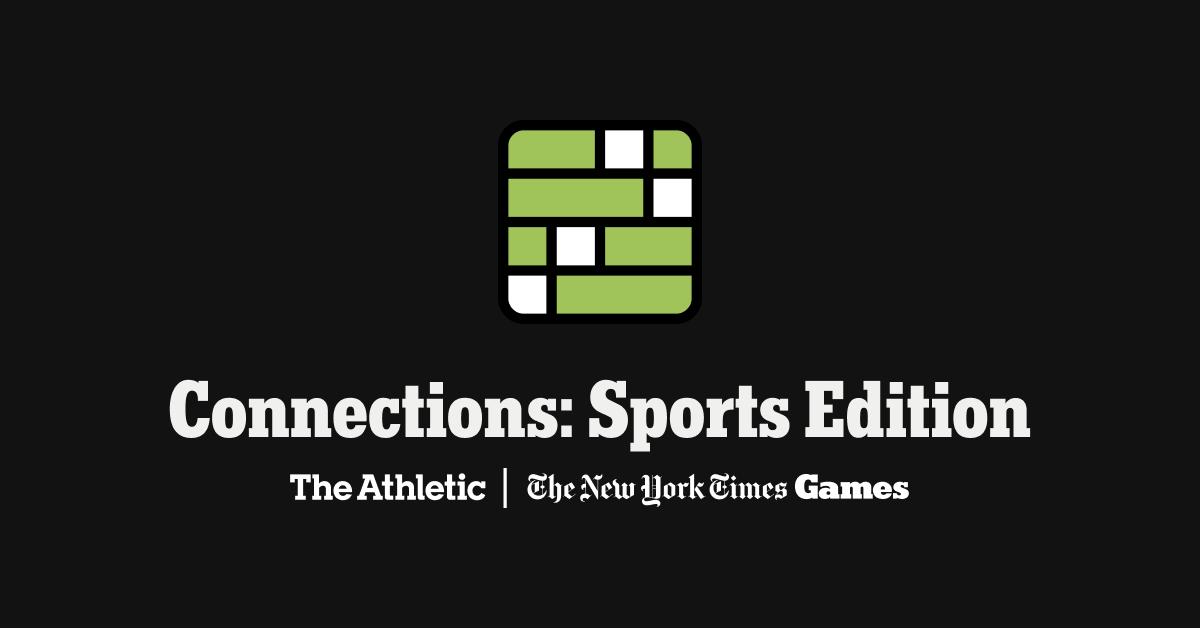 Play Connections: Sports Edition. Tackle Today’s Puzzle.