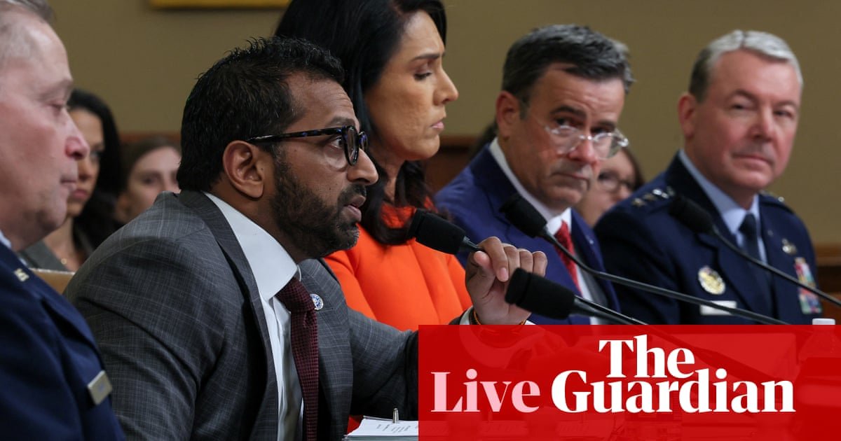Republican senators call for investigation into Signal leak as intelligence chiefs deny breaking law – US politics live | US politics