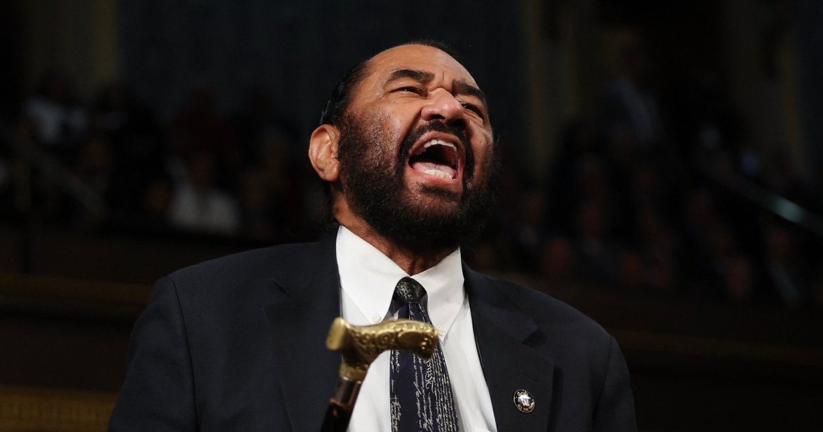 Republicans plan to censure Rep. Al Green for rightly standing up to Donald Trump