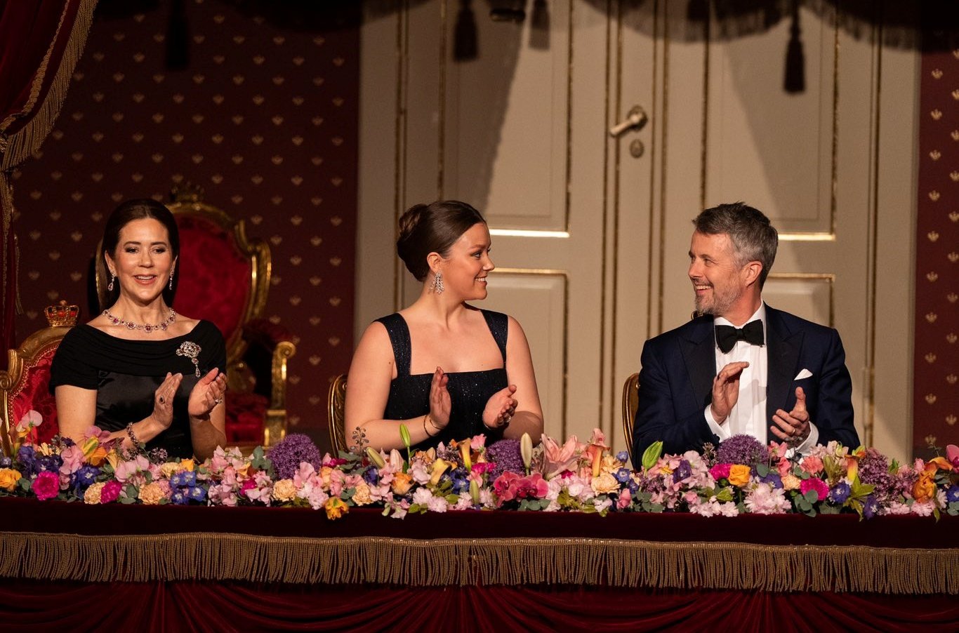 All eyes on Princess Isabella at her 18th birthday party at the historic Royal Danish Theatre
