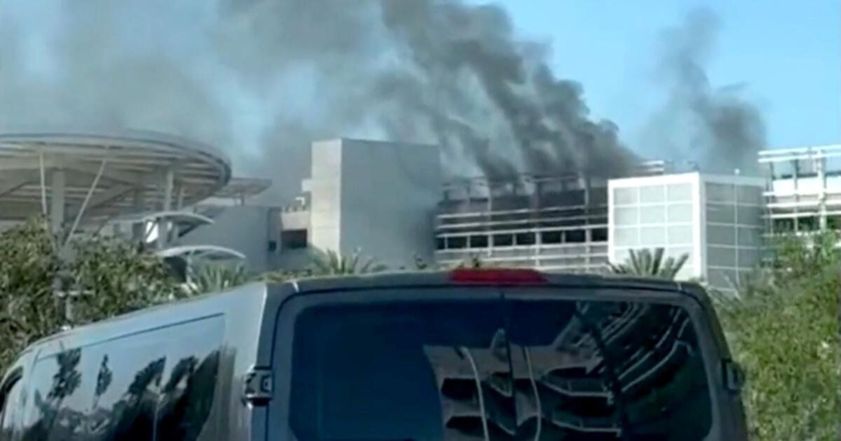 Fire in Disneyland's Pixar Pals parking lot burns multiple cars