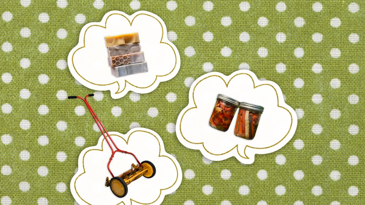 Instead of paying with cash, try bartering. How it works : NPR