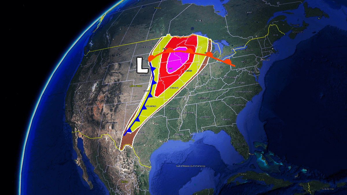 Significant severe weather - tornado outbreak across the Upper Midwest on Monday