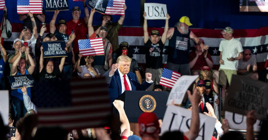 Trump Administration: At 100th Day Rally, President Revels in His Executive Power Grab