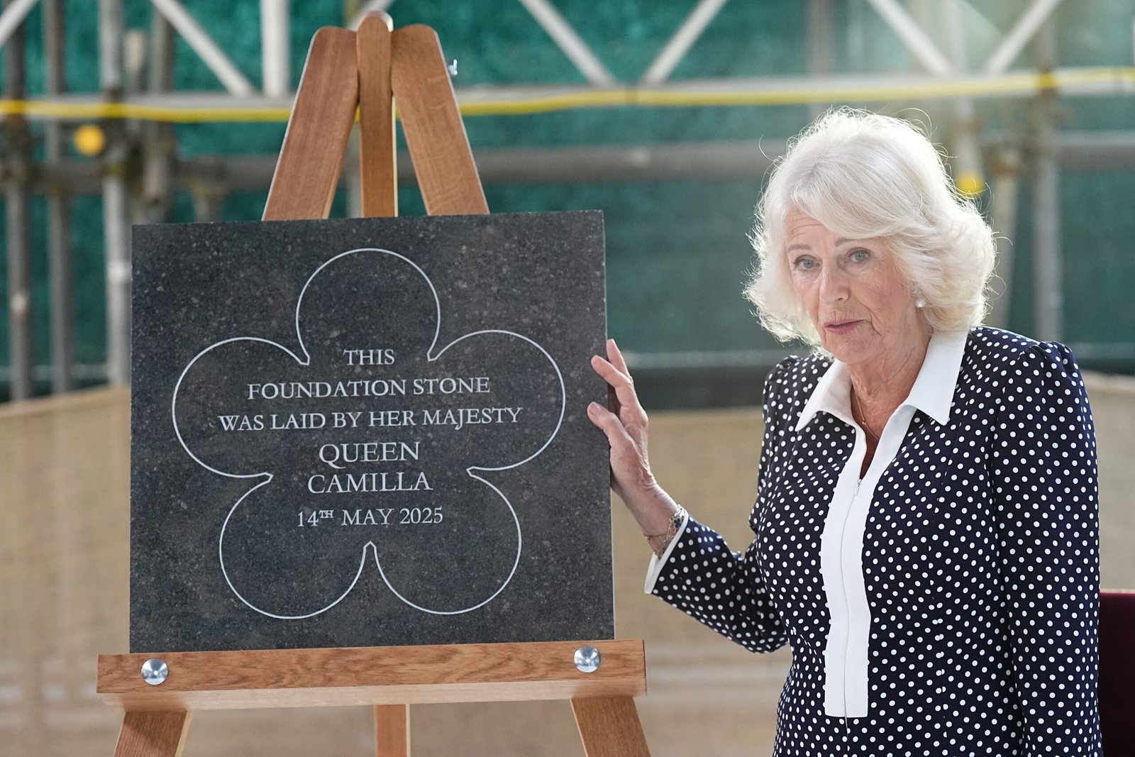 Queen Camilla speaks of her hopes for the future as she helps begin new chapter in royal history