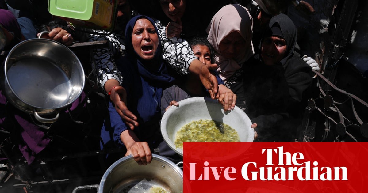 Solution to get food and aid to Gaza is ‘steps away’, US state department says – live | Trump administration