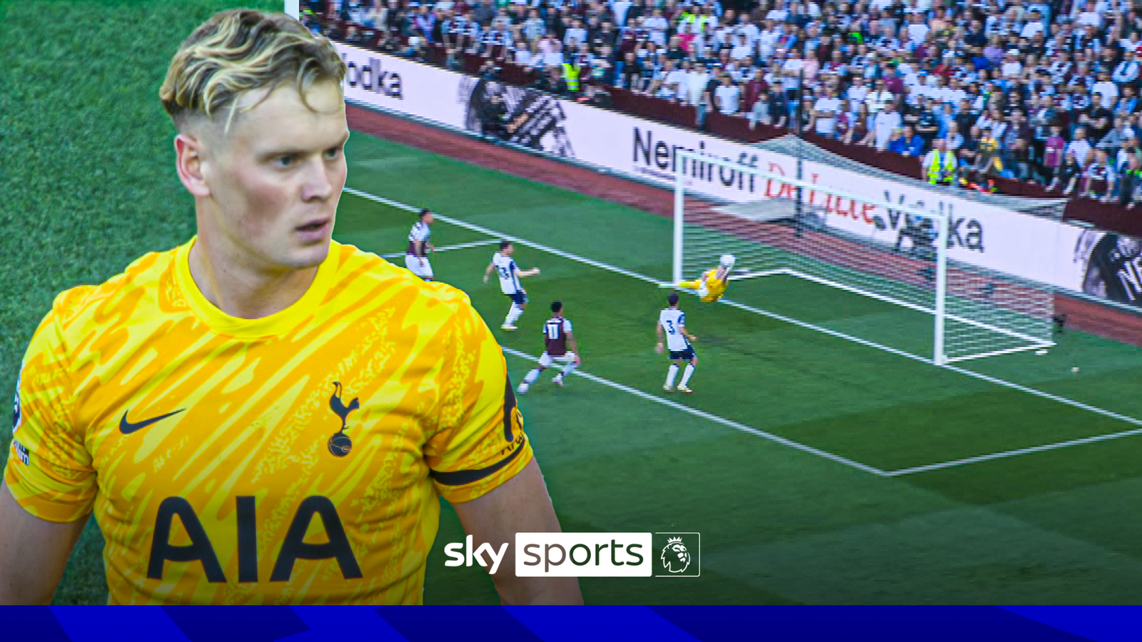 Kinski makes super save to deny Rogers.