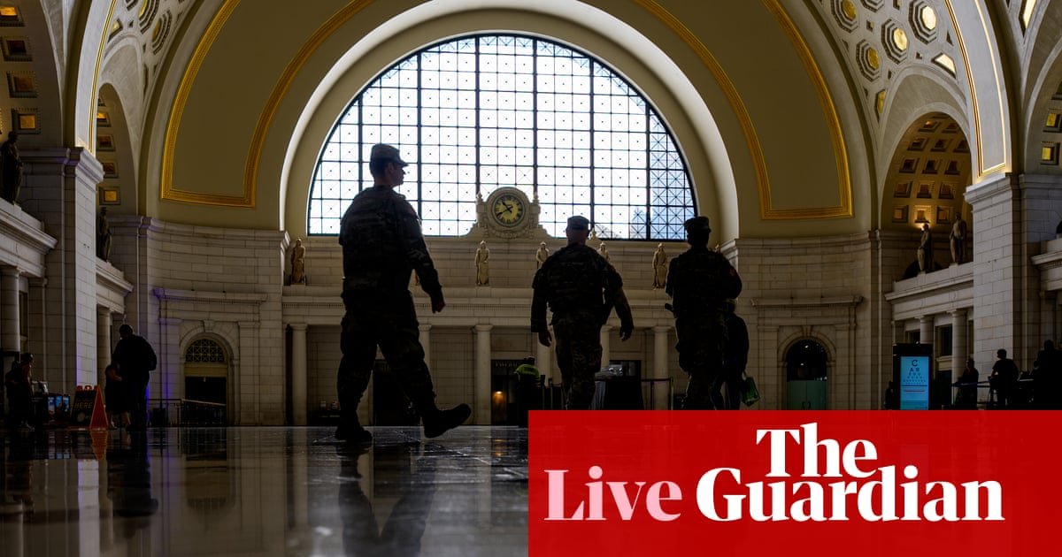 DC mayor says she ‘greatly appreciates’ Trump’s surge of federal officers but adds there is ‘break in trust’ with residents – live | US politics