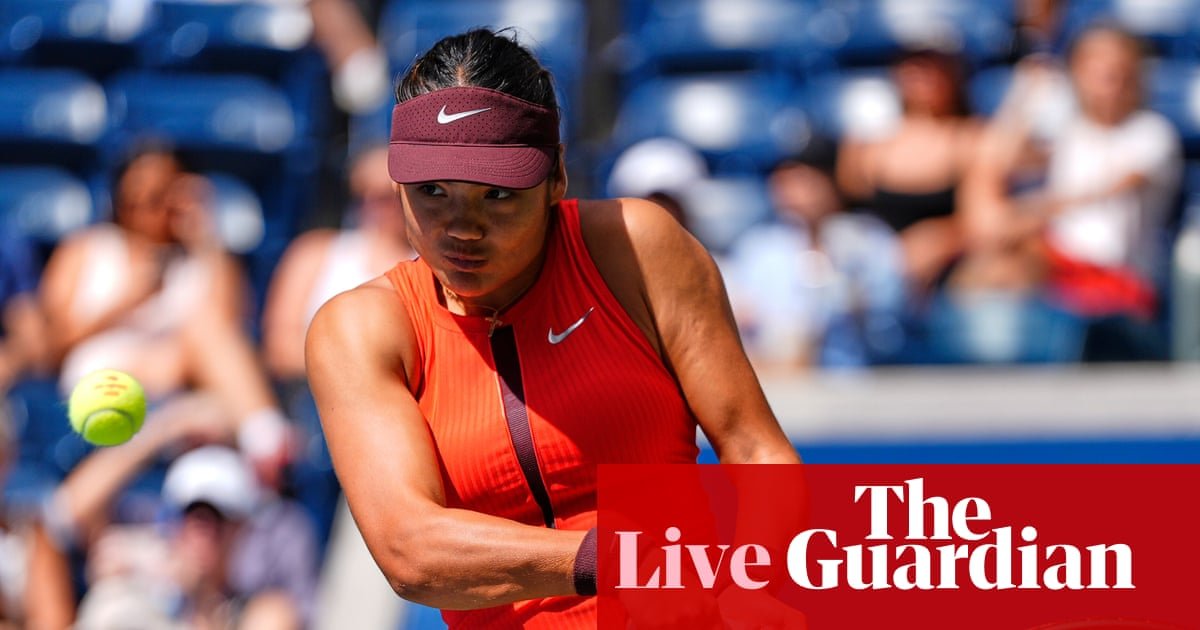 US Open tennis day one: Raducanu races through, Shelton and Sabalenka in action – live | US Open Tennis 2025