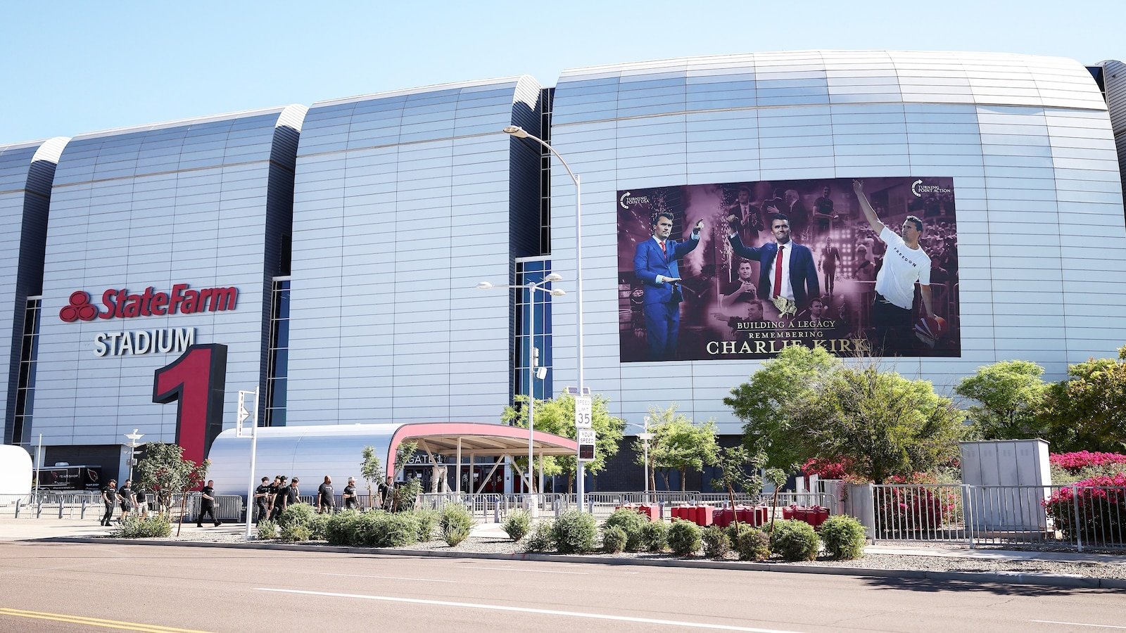 Armed man arrested at stadium ahead of Charlie Kirk memorial in Arizona: Officials