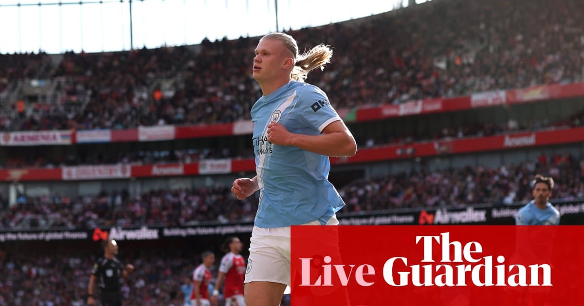 Arsenal v Manchester City: Premier League – live | Premier League