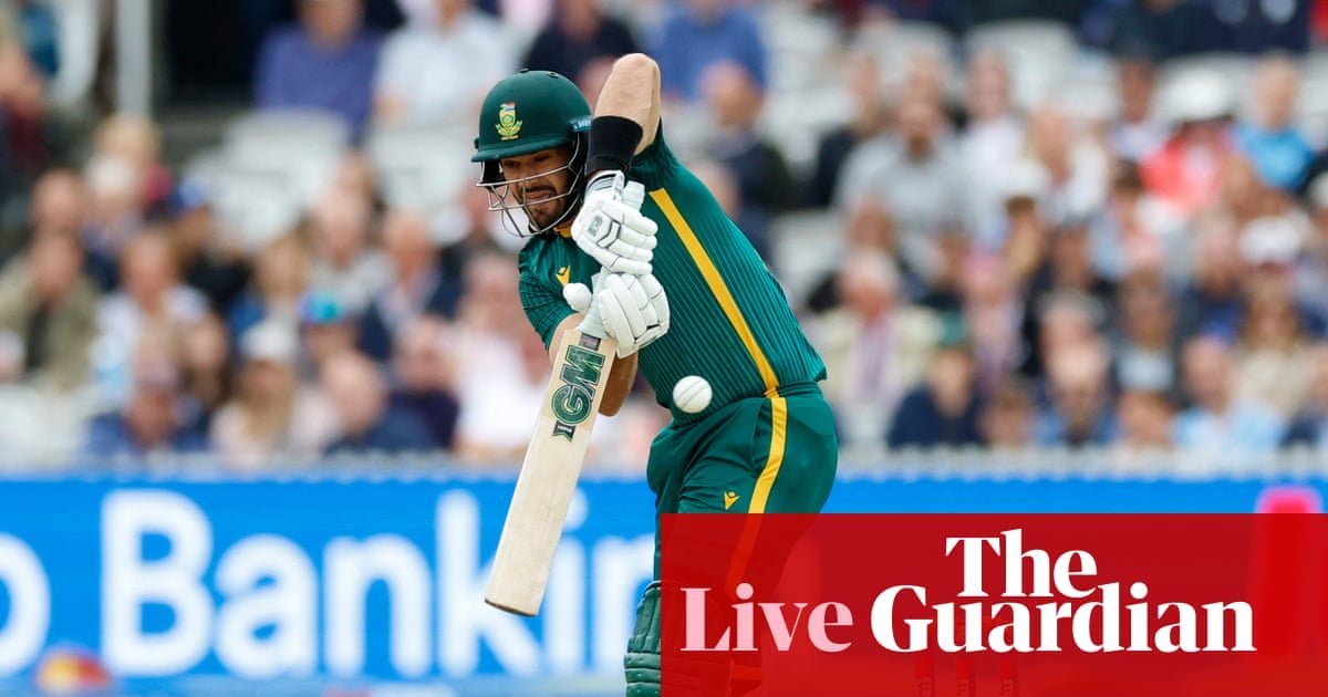 England v South Africa: second men’s one-day international – live | Cricket